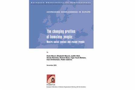 The Changing Profiles of Homeless People - Macro Socio Context and Recent Trends (2003)