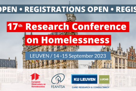 17th European Research Conference on Homelessness