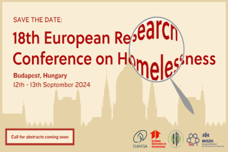 18th European Research Conference on Homelessness