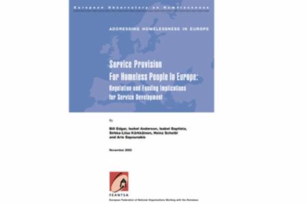 The Changing Role of Service Provision - Regulation and Funding Implications for Service Development (2003)